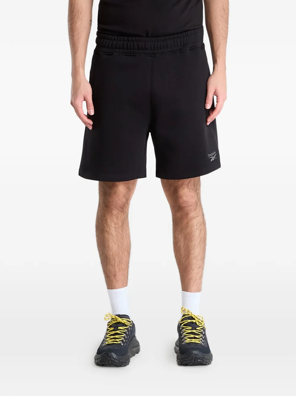 Reebok elastic waist shorts - Nero