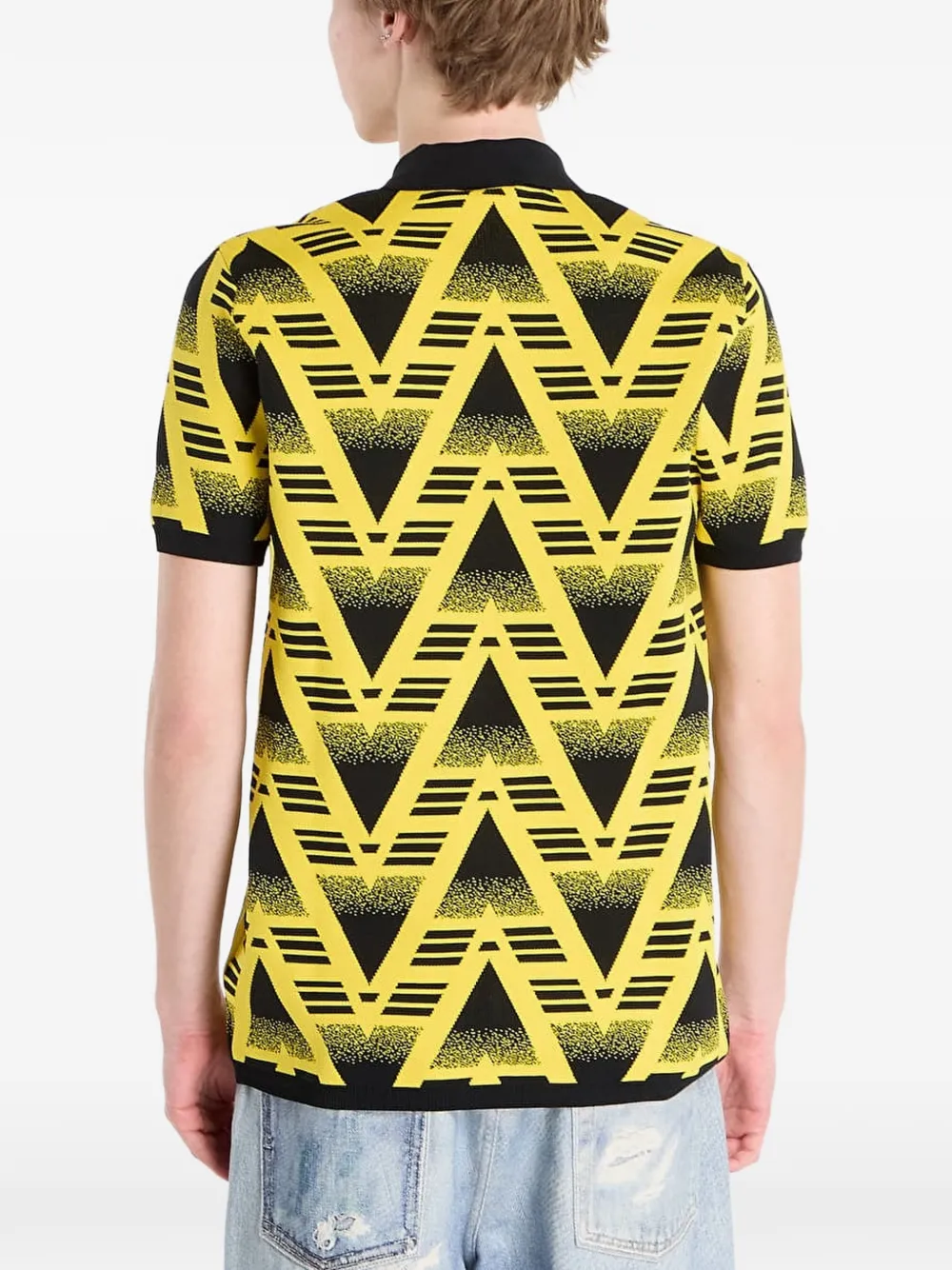 adidas Poloshirt met patroon Geel