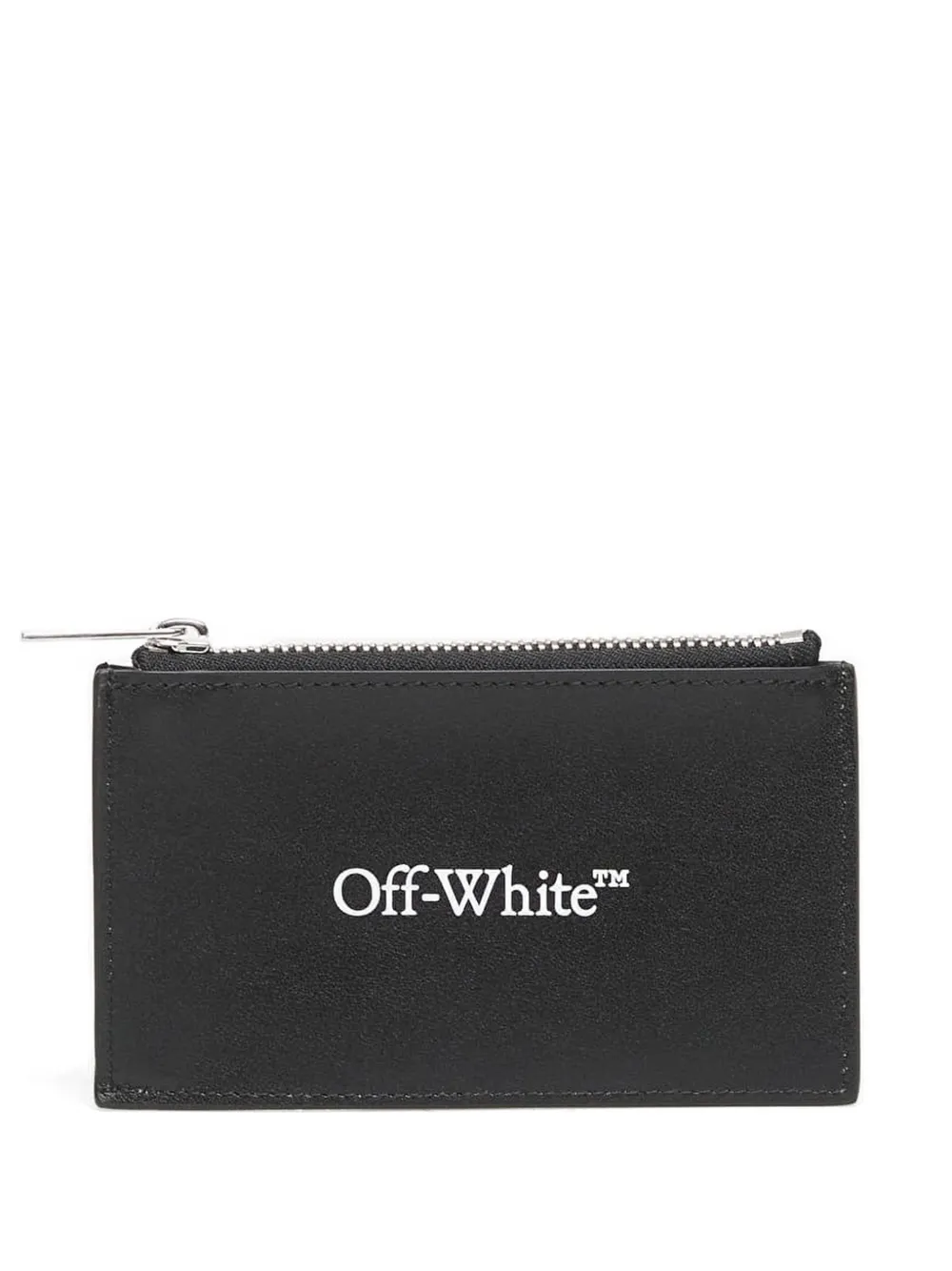 Off-White zipper card case - Nero