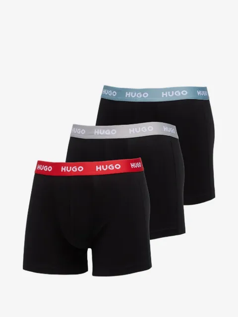 HUGO logo-waistband boxers set (set of three)