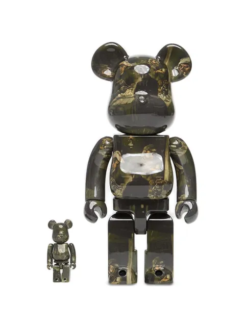 MEDICOM TOY Van Gogh Museum 'The Potato Eaters' BE@RBRICK 100% and 400% figure set