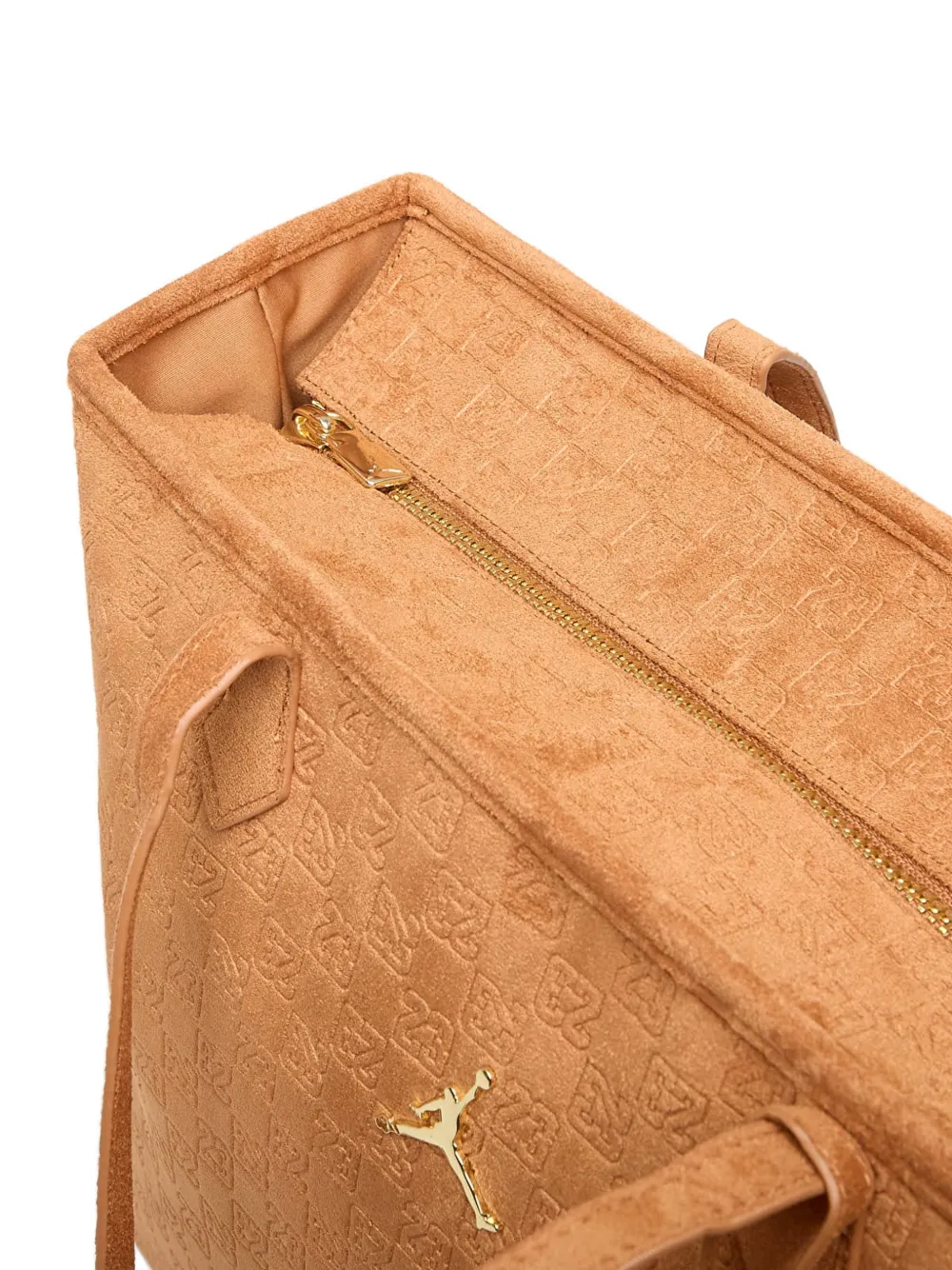 Jordan Jam shopper met monogram Beige