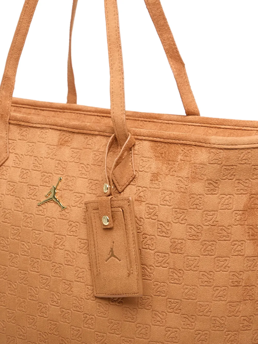 Jordan Jam shopper met monogram Beige