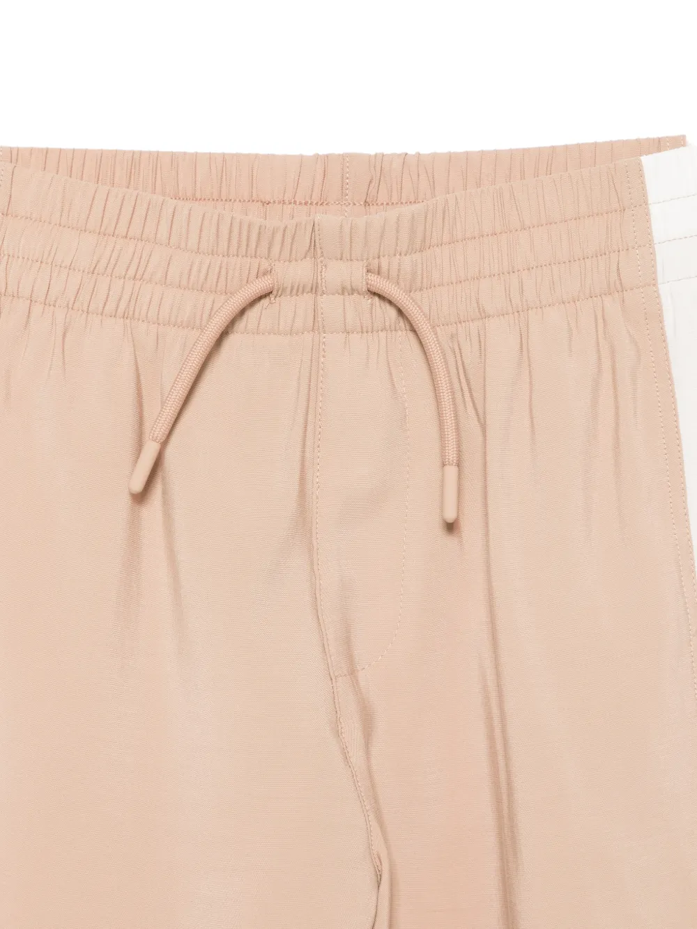 Emporio Armani Kids Shorts met geborduurd logo Beige