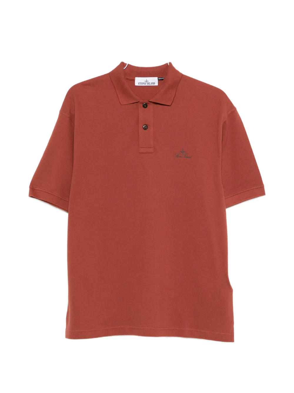 Stone Island button polo shirt - Rosso