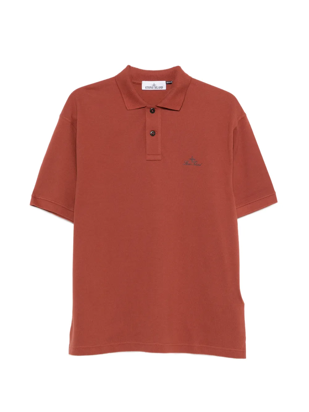 Stone Island button polo shirt - Rosso