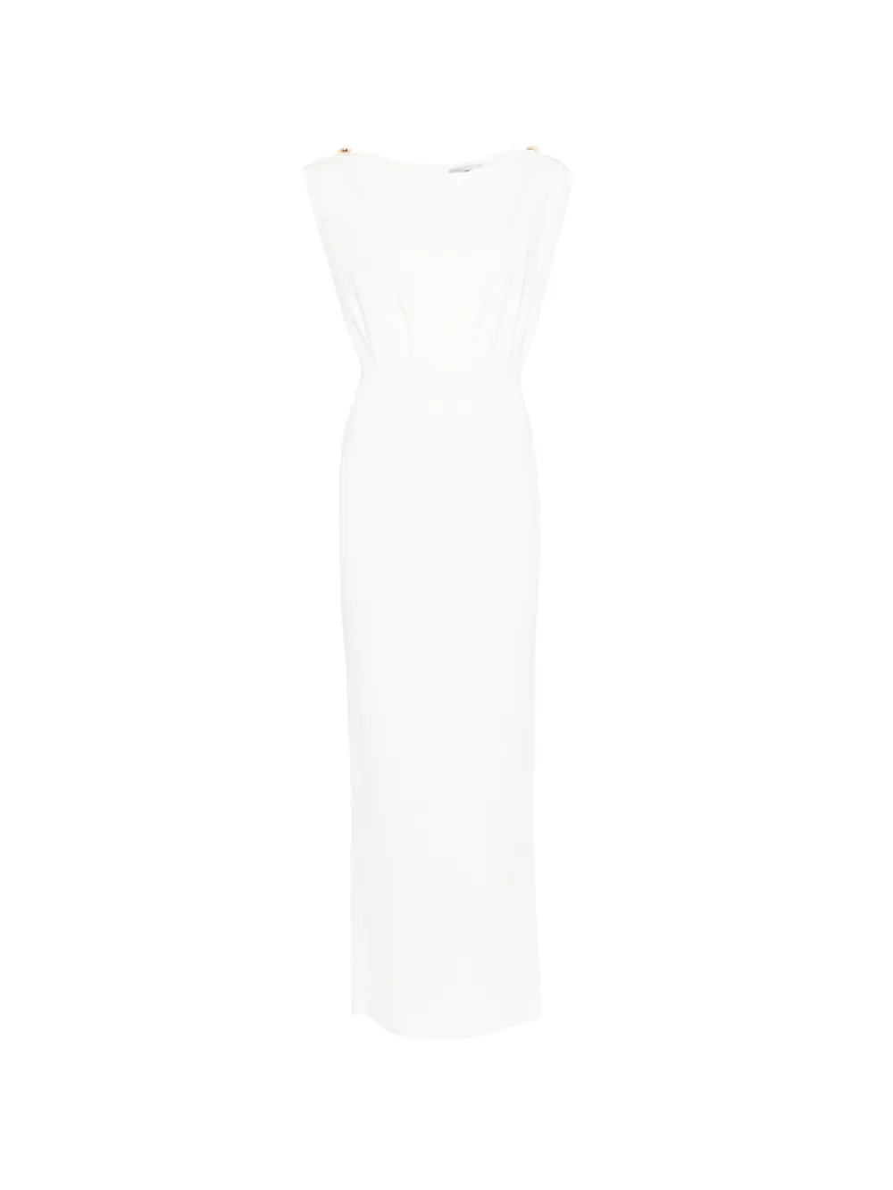 Elisabetta Franchi sleeveless cutout dress - Bianco