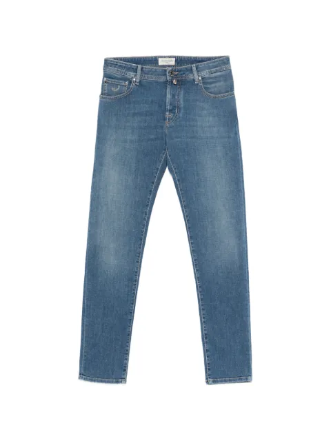 Jacob Cohën Calça jeans com detalhe de logo
