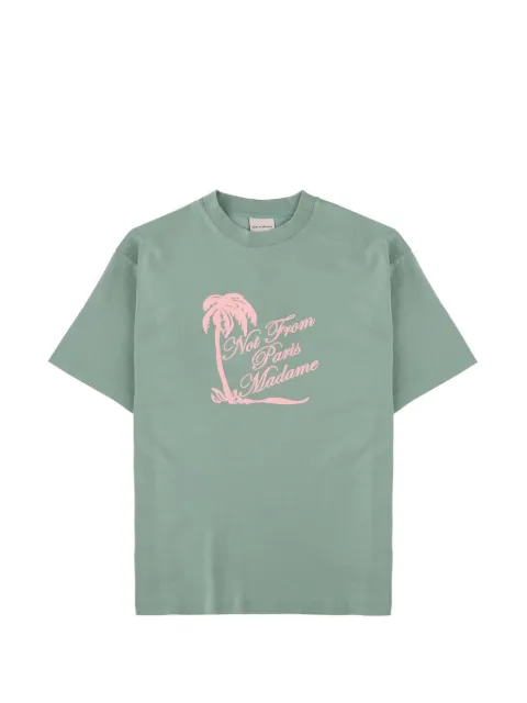 Drôle De Monsieur t-shirt à imprimé palmier