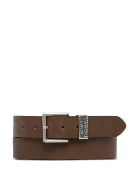 Armani Exchange metal hardware belt