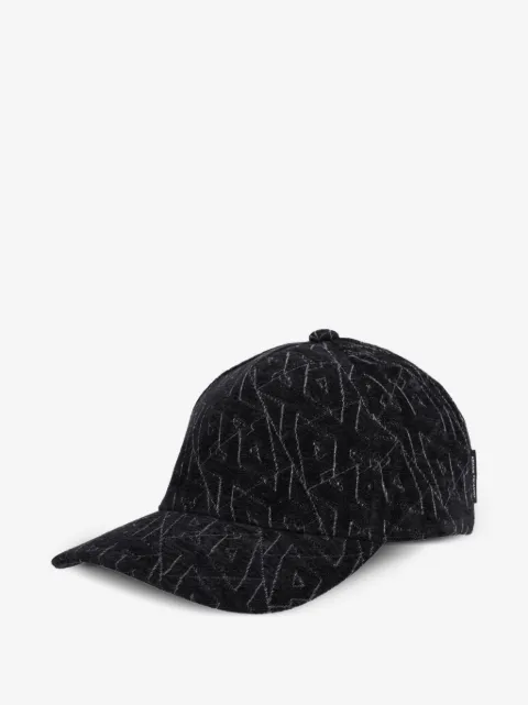 Armani Exchange casquette à motif monogrammé