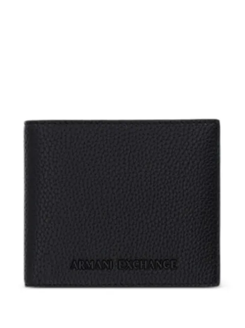 Armani Exchange logo-detail wallet