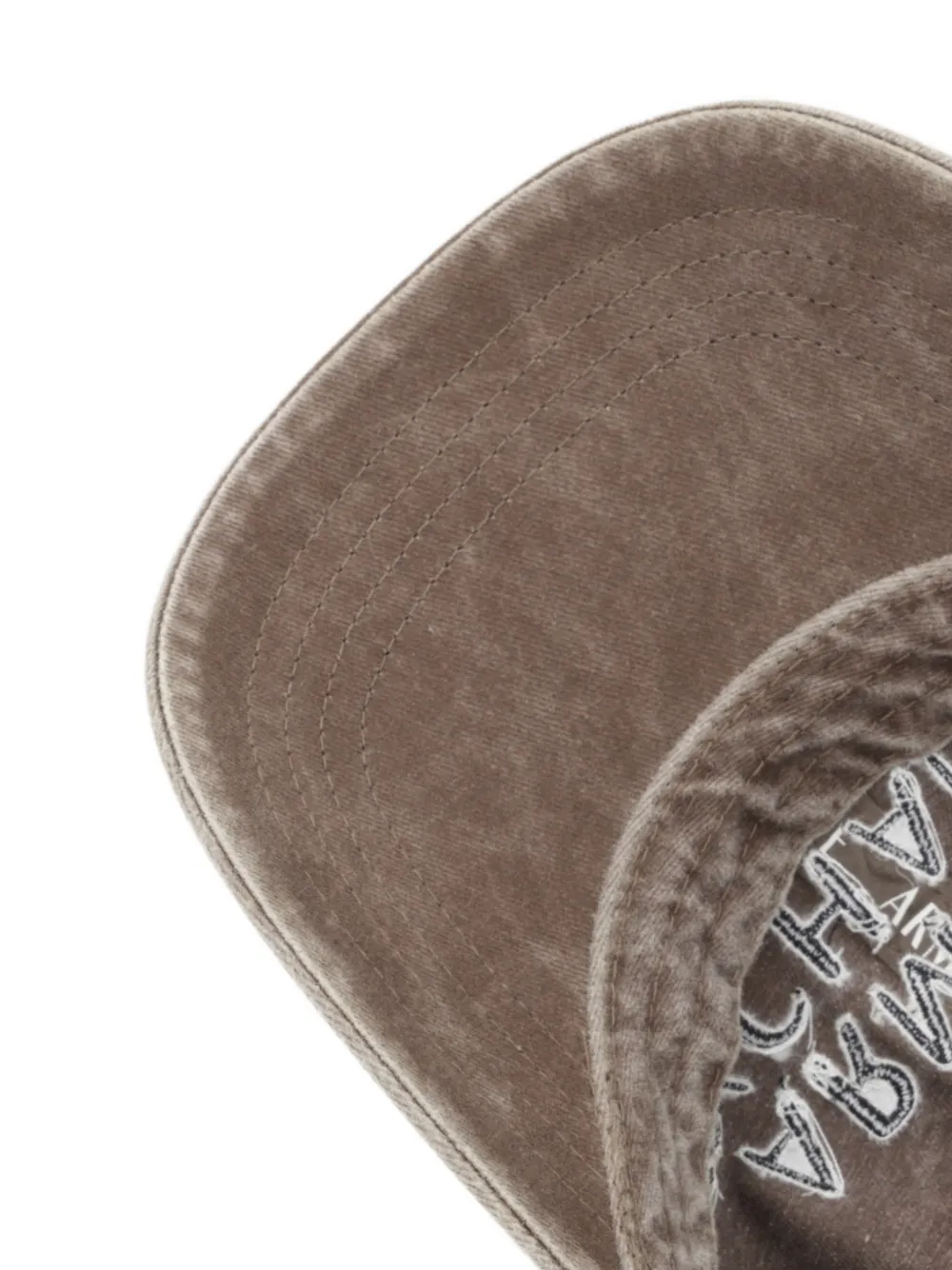 Armani Exchange Pet met logodetail Bruin