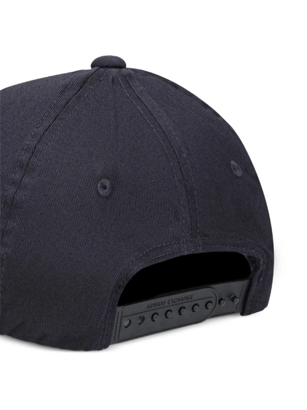 Armani Exchange Honkbalpet met geborduurd logo Blauw