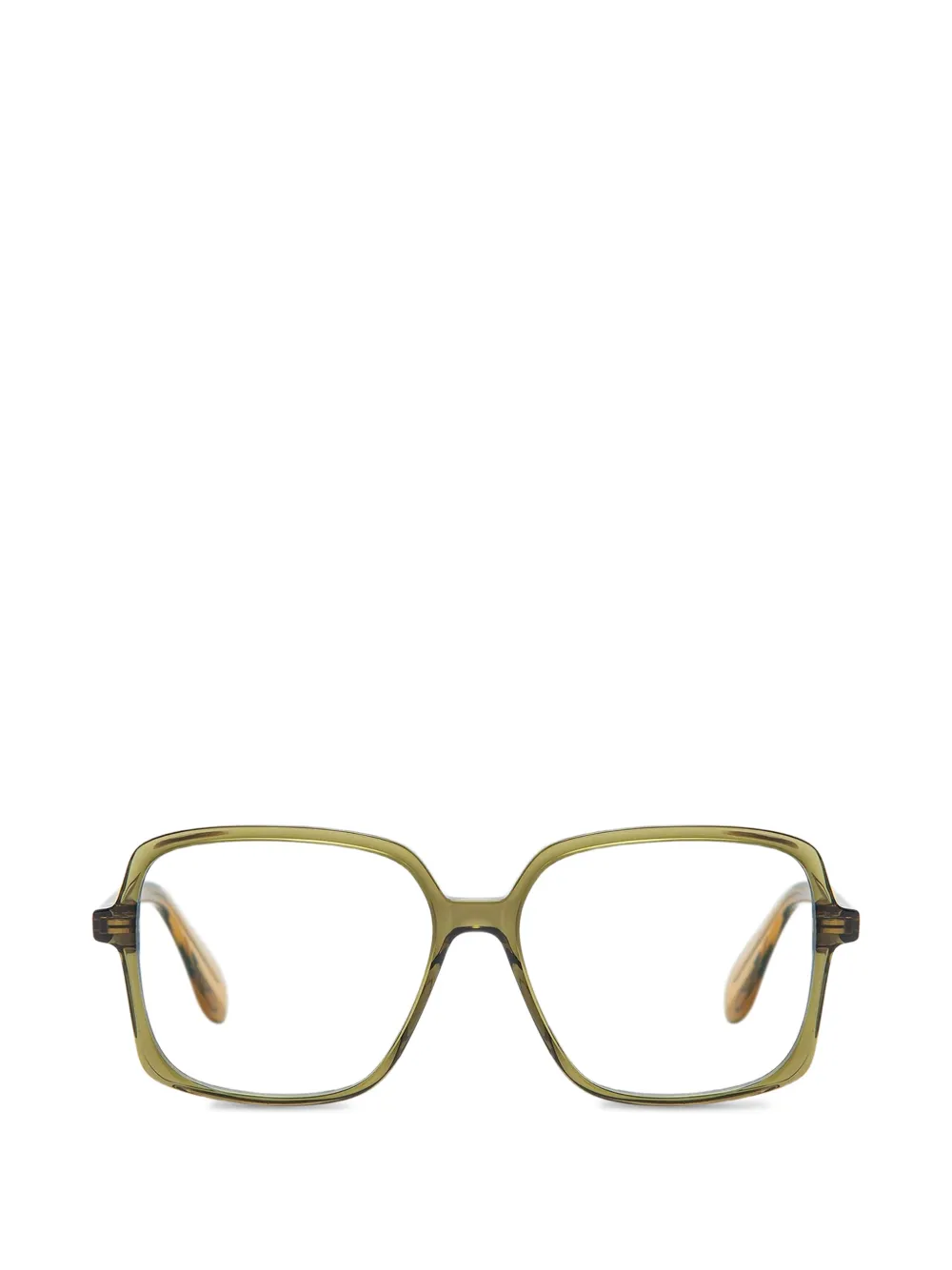 GIGI STUDIOS Shale square-frame glasses - Verde