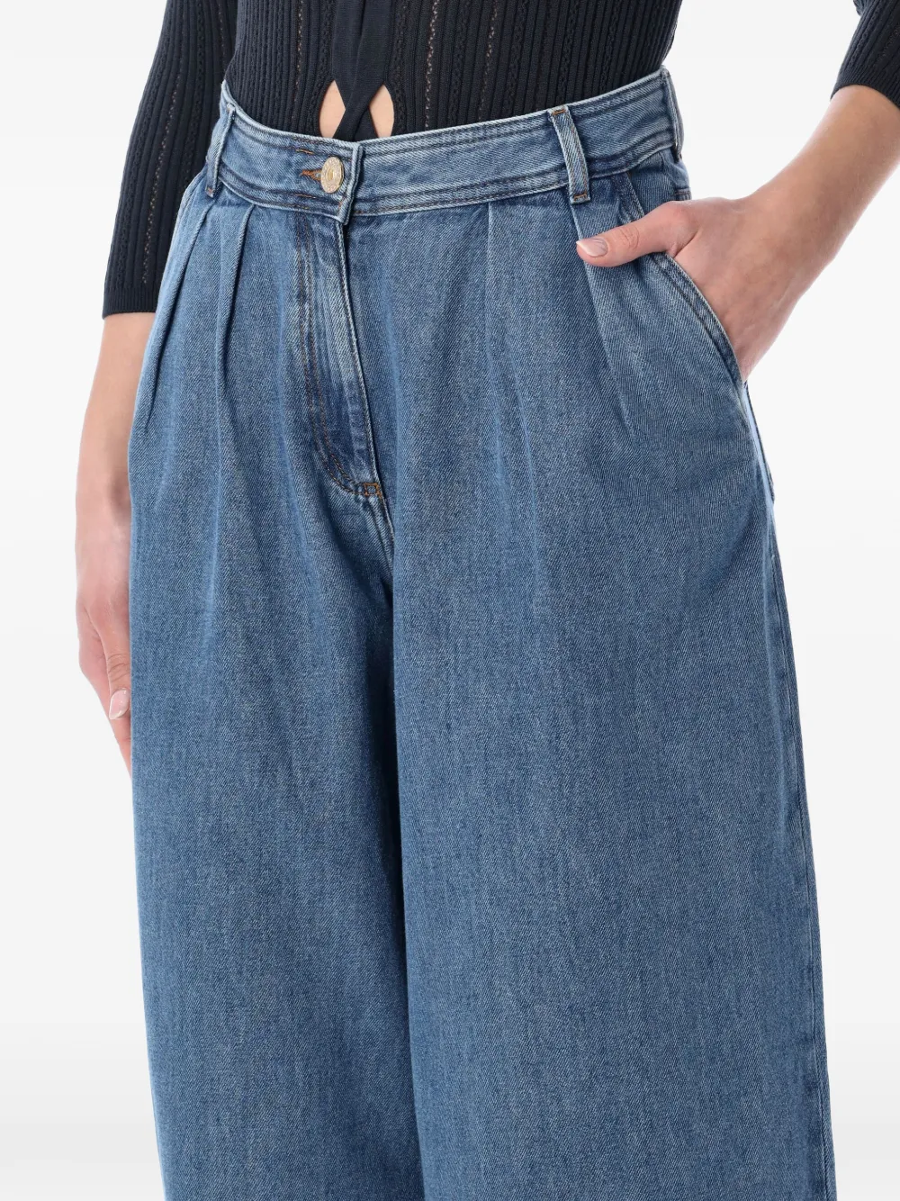  Sessùn Diegui Wide-leg Jeans - Blue 