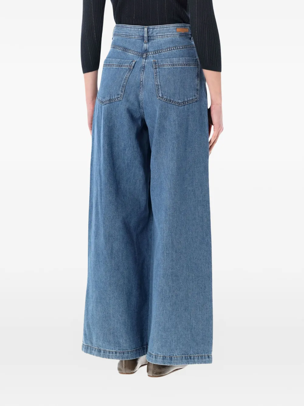  Sessùn Diegui Wide-leg Jeans - Blue 