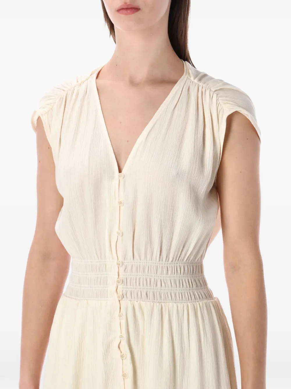  Sessùn Galiane Smocked Dress - Neutrals 