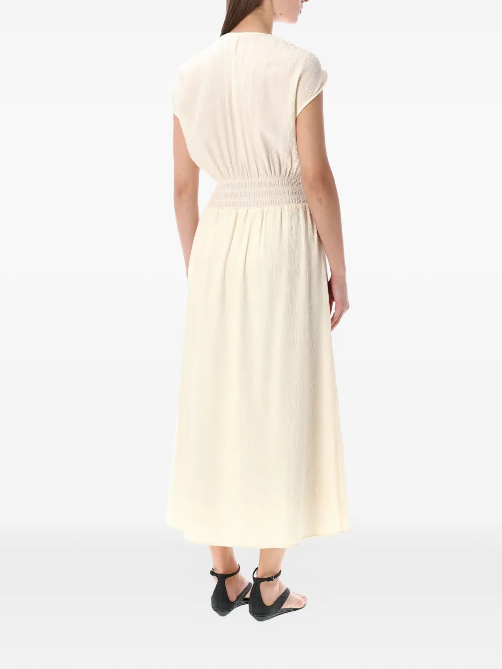  Sessùn Galiane Smocked Dress - Neutrals 