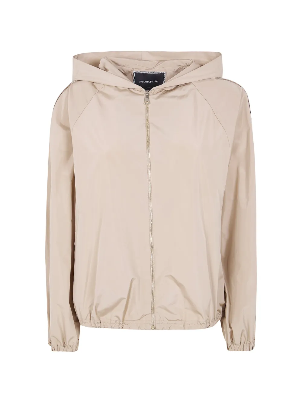 Fabiana Filippi hooded jacket - Nude