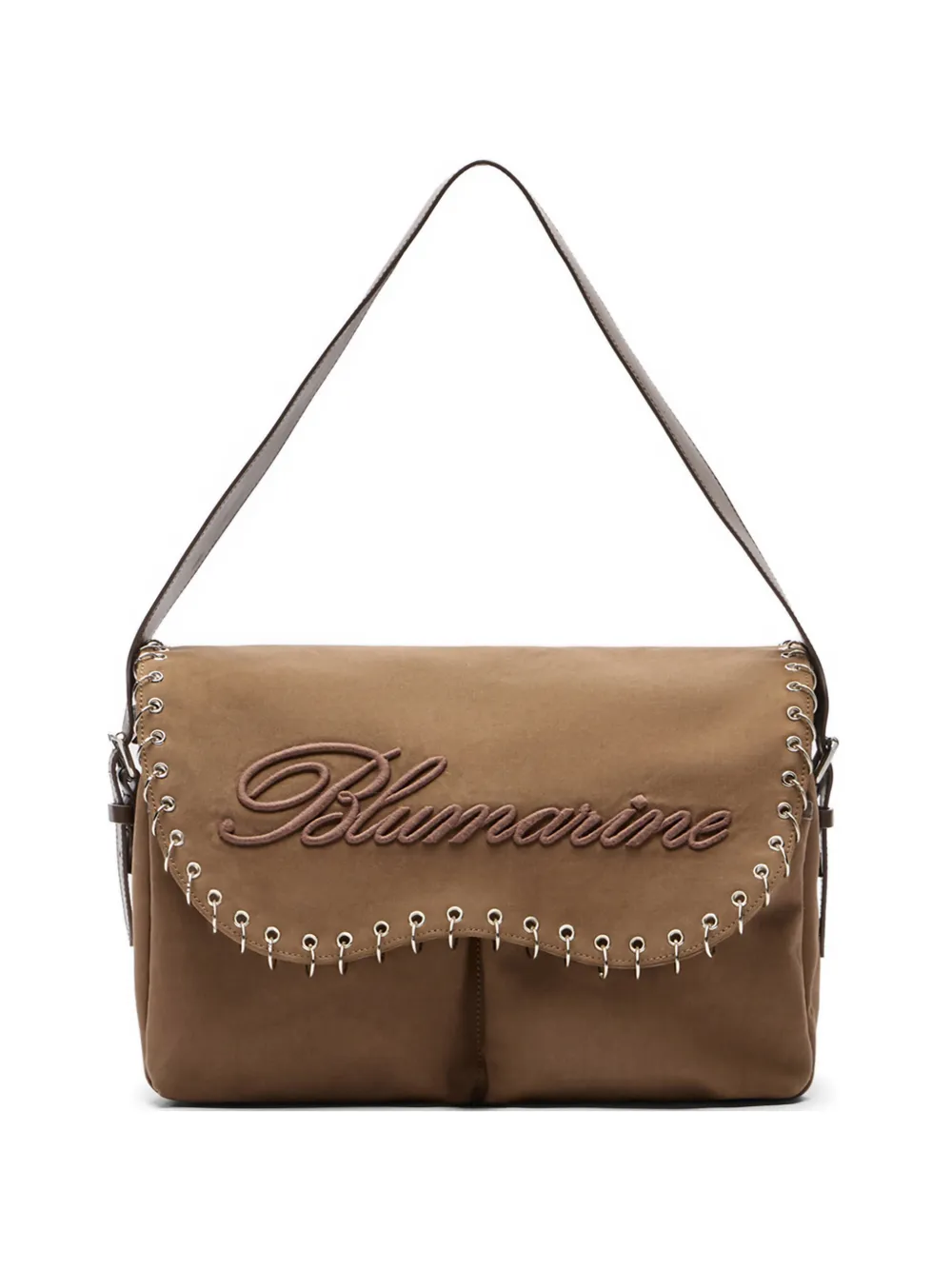 Blumarine embroidery embellishment shoulder bag - Toni neutri