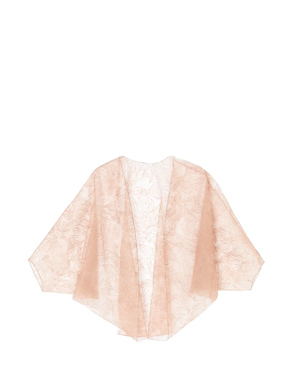 Emporio Armani embroidered cape · OS