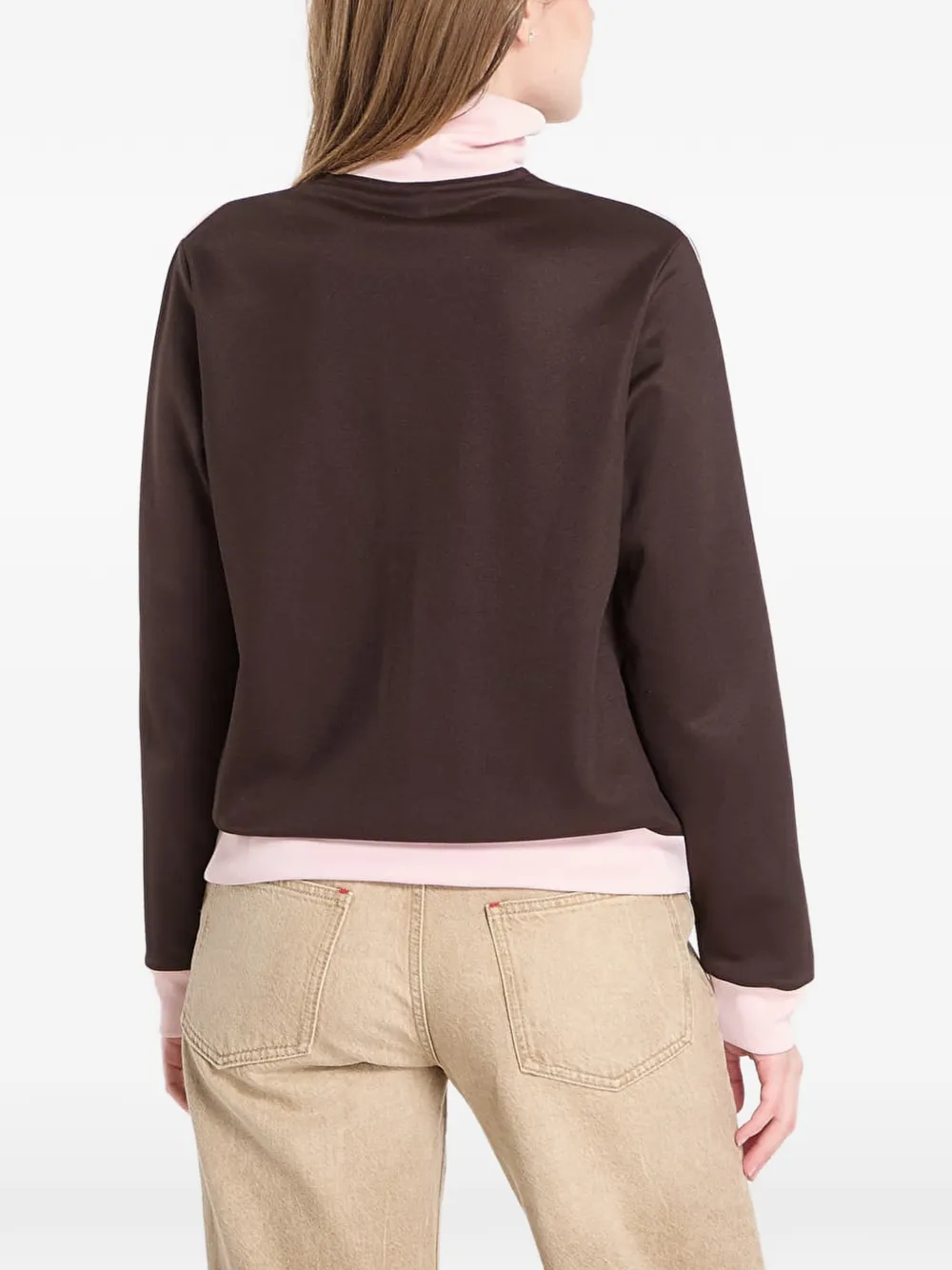 adidas Trainingsjack met gestreept detail Bruin