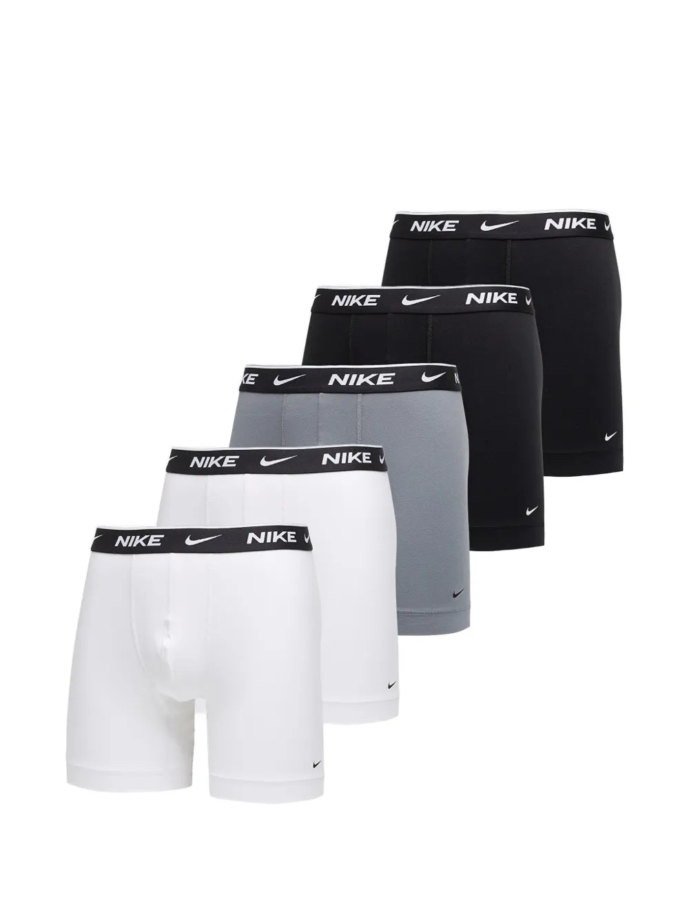 Nike logo-waistband boxers (pack of five) - Bianco