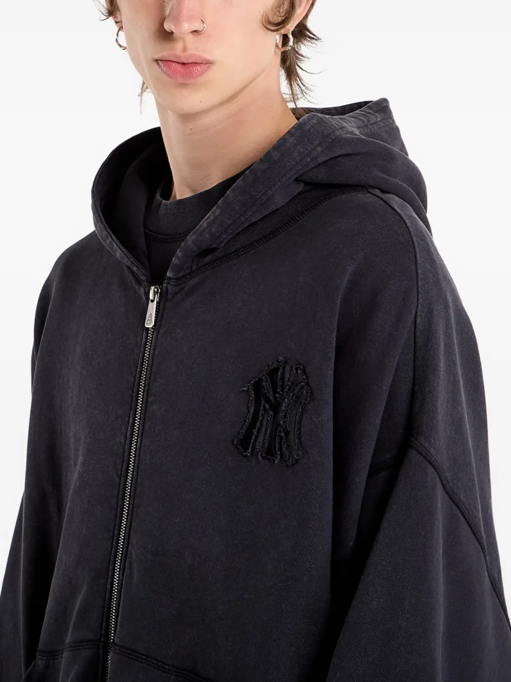 NEW ERA CAP Hoodie met rits Zwart