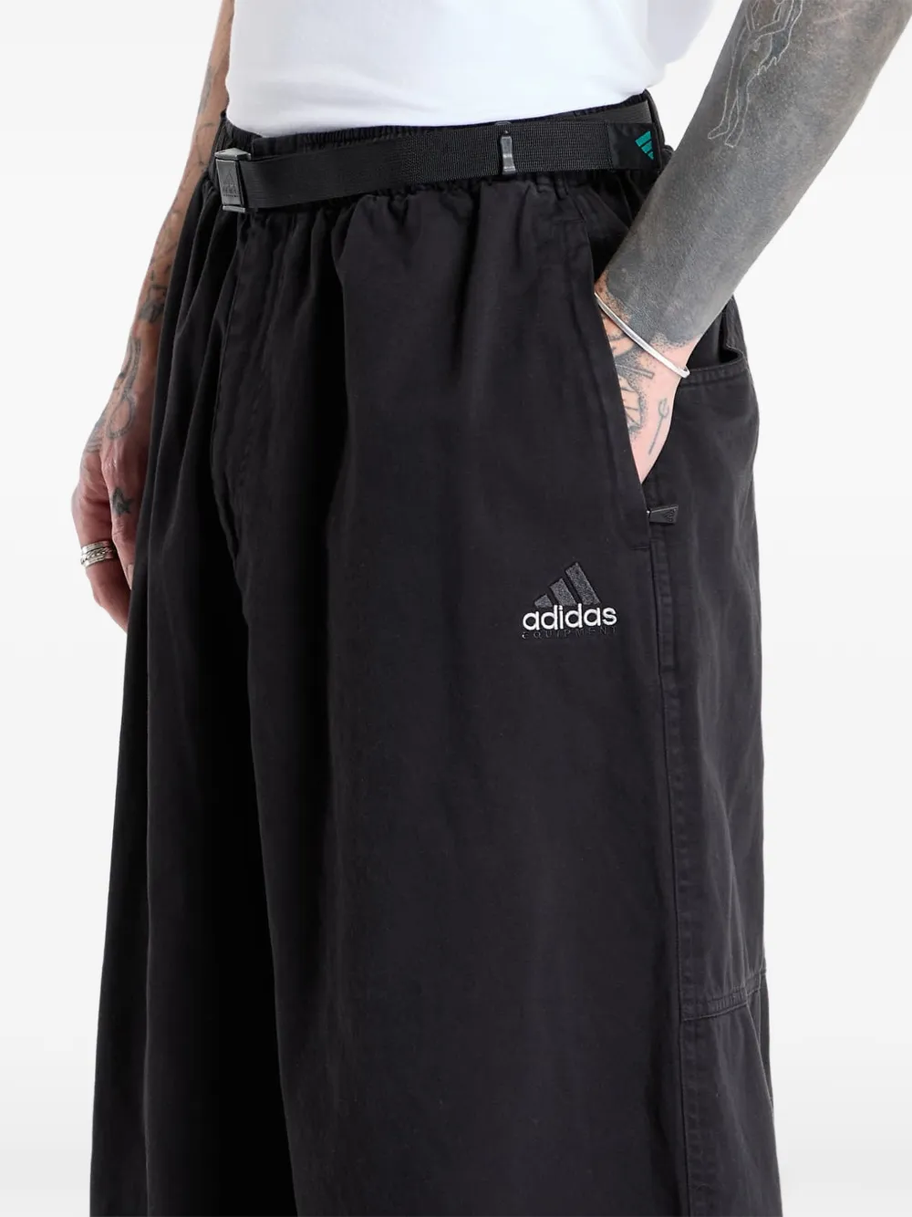 adidas Eqt katoenen shorts Zwart