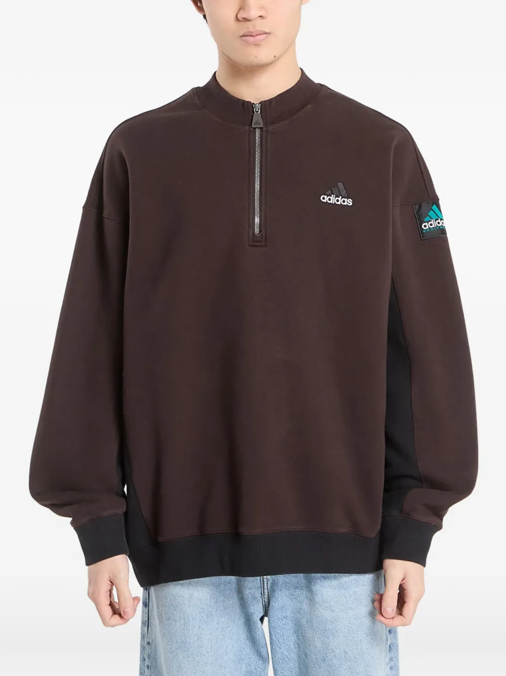 adidas Equipment Blocked sweatshirt - Marrone