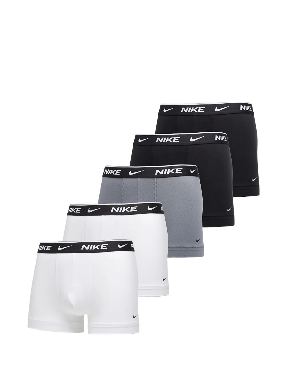 Nike elastic-waist boxers set (set of five) - Bianco