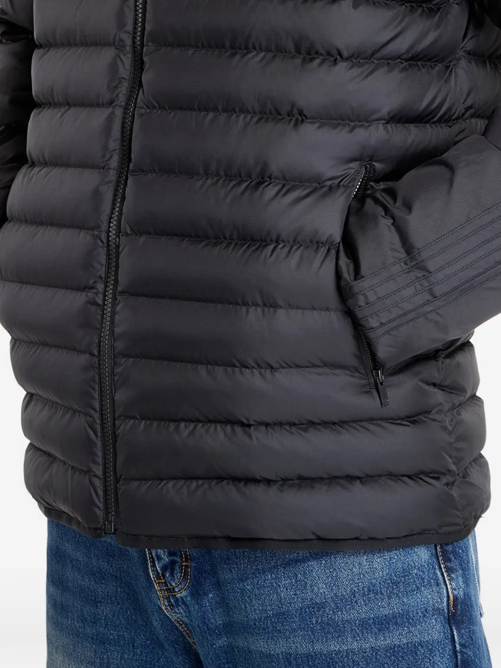 adidas Gewatteerd jack Zwart