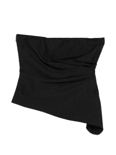 Alexander McQueen pinstripe asymmetric top