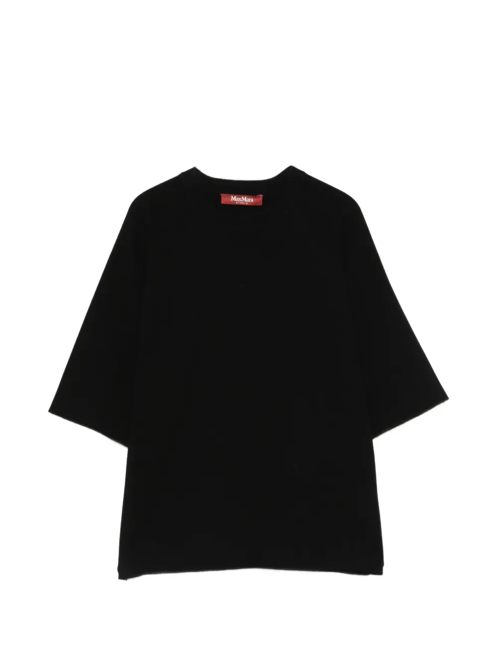 Max Mara boxy knit sweater - Nero