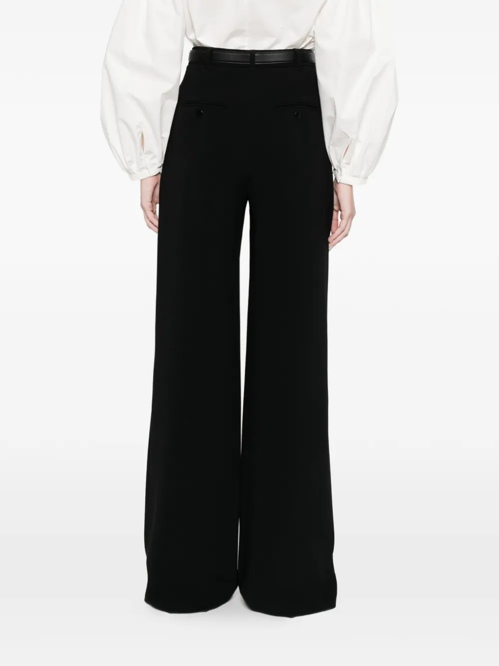 Max Mara Broek met ceintuur Zwart