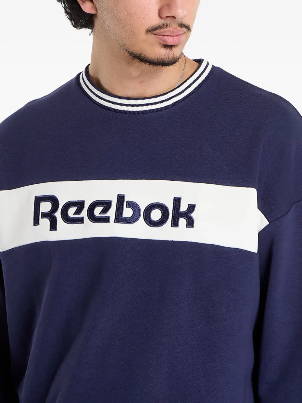 Reebok Sweater met ronde hals Blauw
