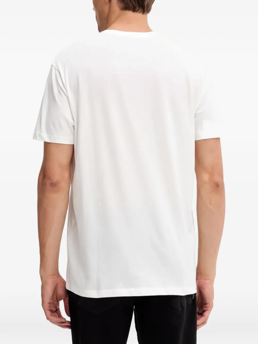 Armani Exchange T-shirt met logoprint Wit