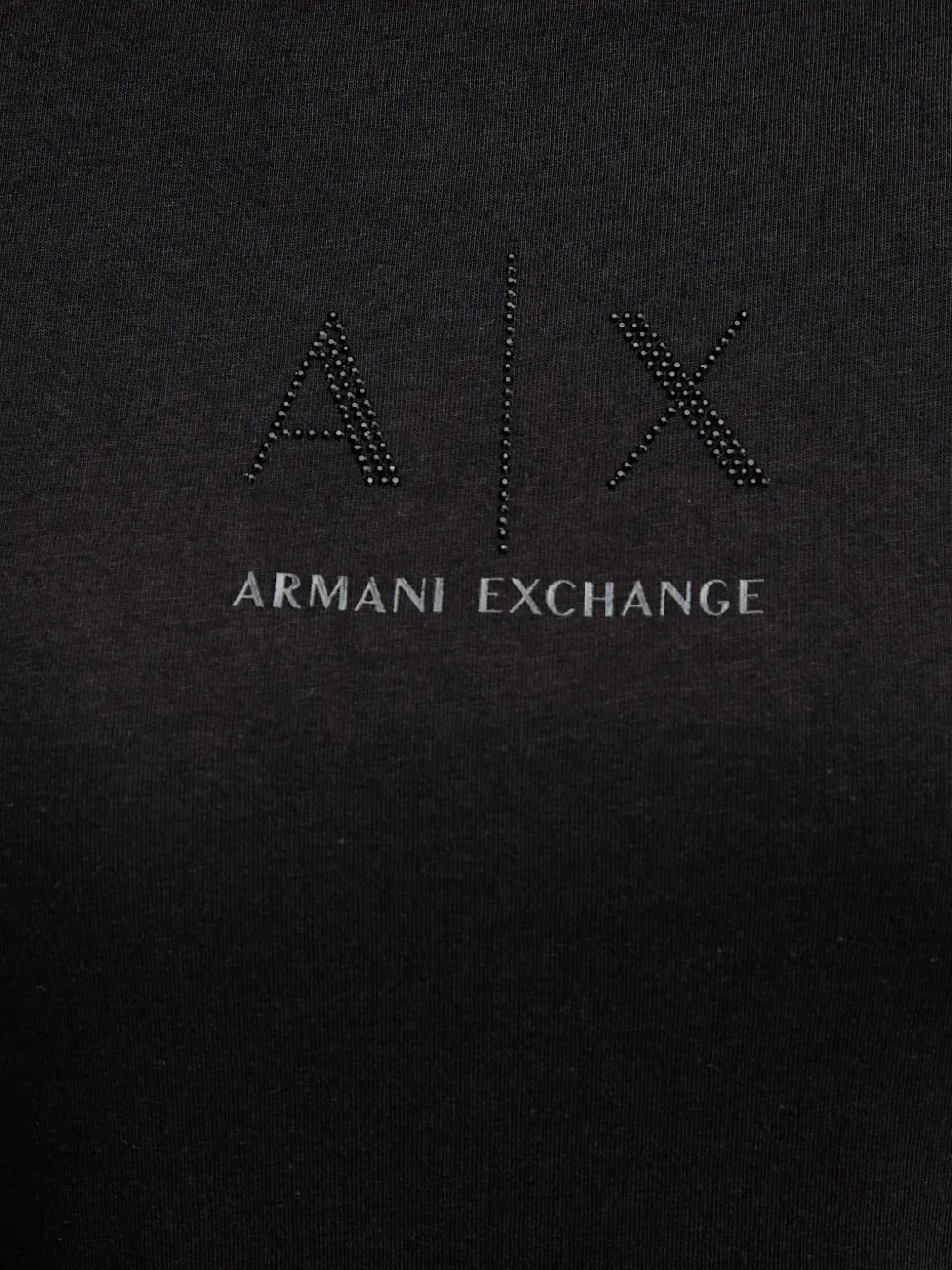 Armani Exchange Katoenen T-shirt Zwart