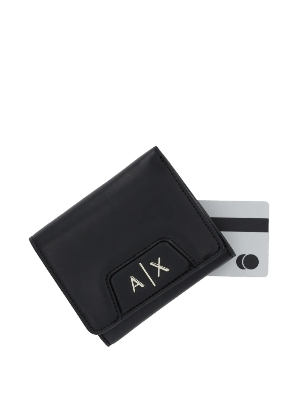 Armani Exchange Portemonnee met logo Zwart