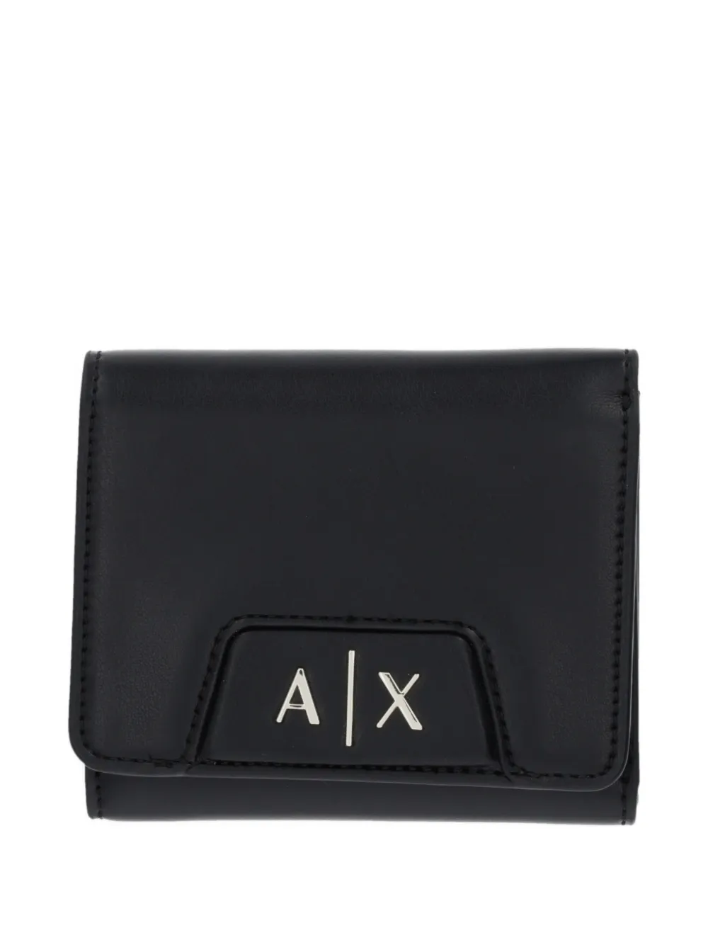 Armani Exchange Portafoglio con stampa - Nero