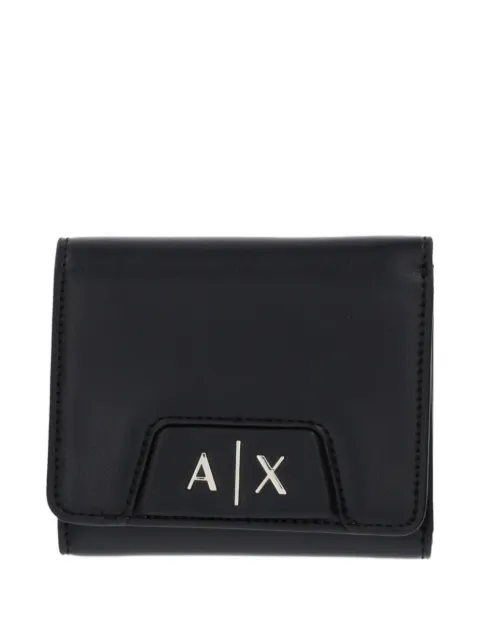 Armani Exchange logo-lettering wallet