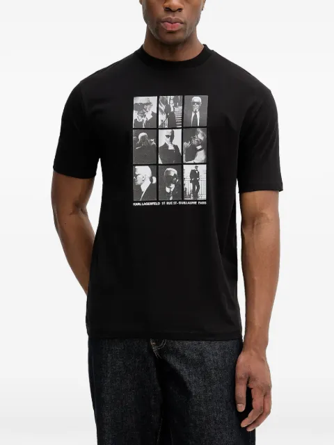 Karl Lagerfeld t-shirt à imprimé graphique
