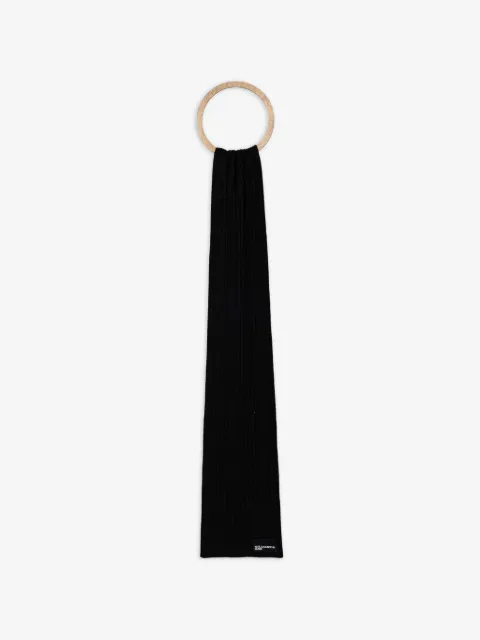 Karl Lagerfeld Jeans écharpe en maille côtelée