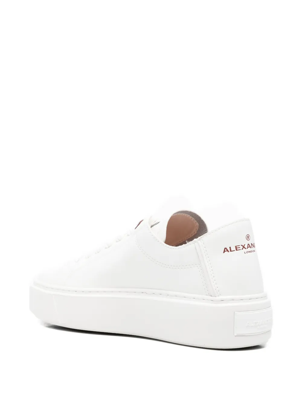 Alexander Smith London leather sneakers Wit