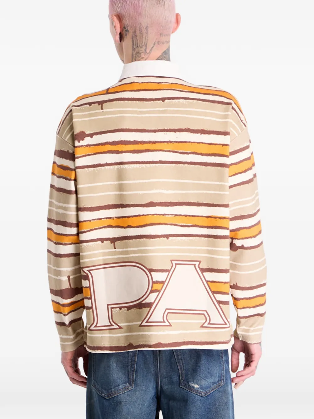 Napapijri PDF poloshirt met lange mouwen Beige