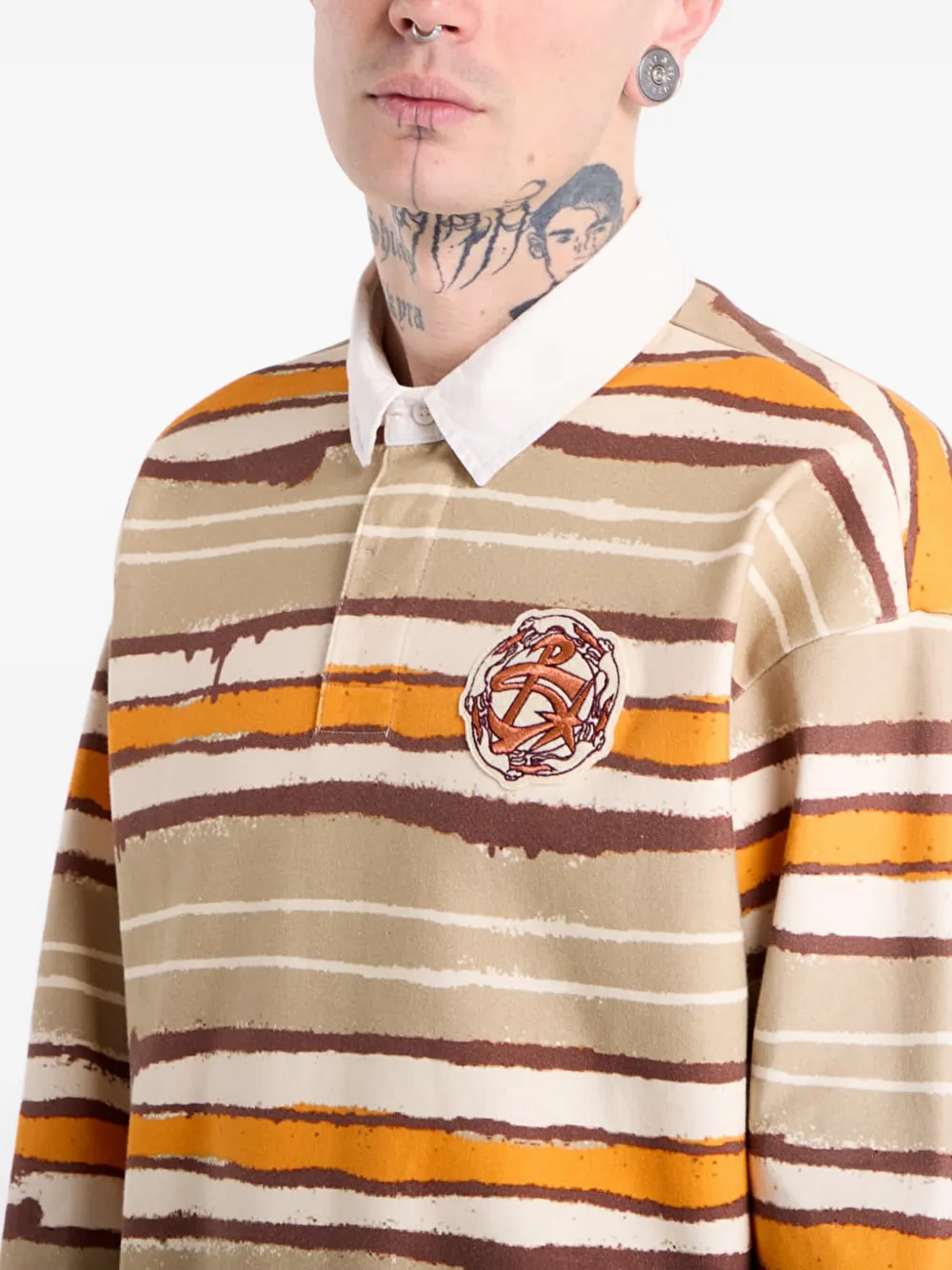 Napapijri PDF poloshirt met lange mouwen Beige