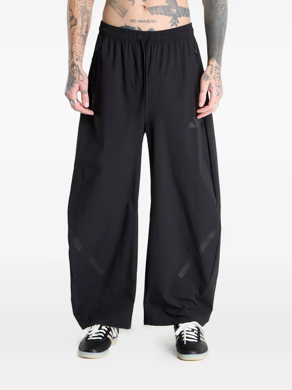 adidas drawstring track pants - Nero