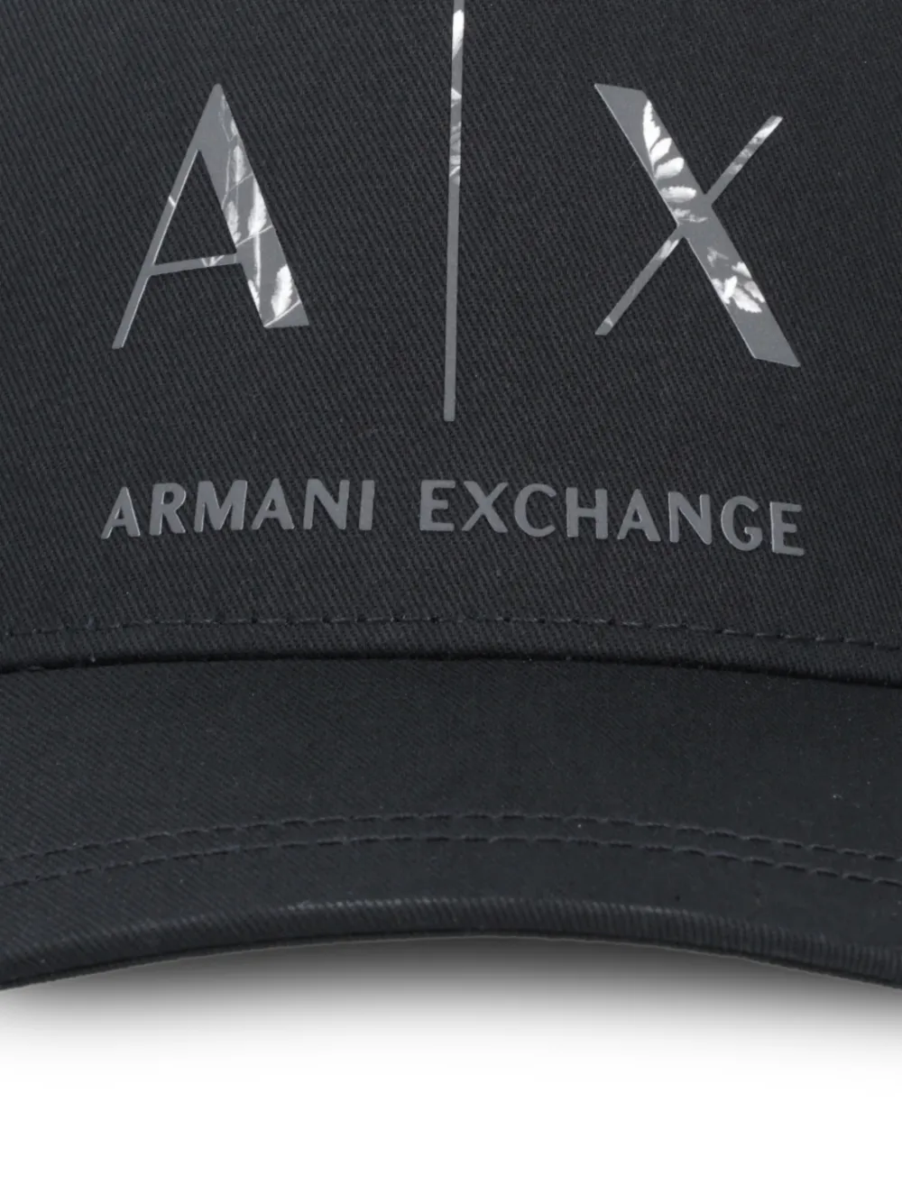 Armani Exchange Pet met logo Zwart
