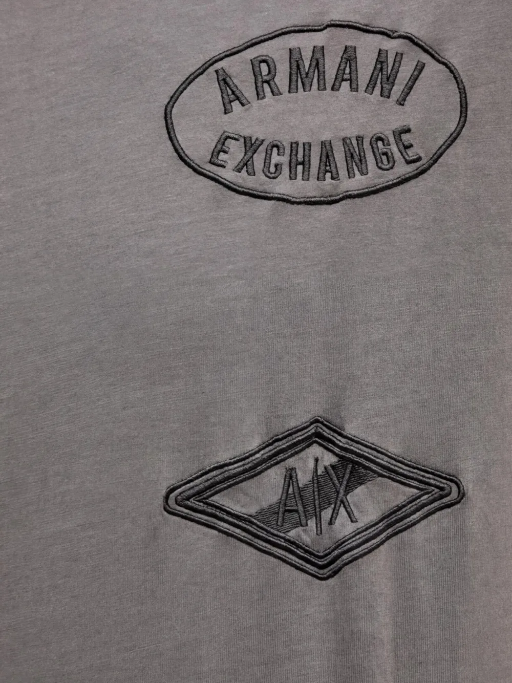 Armani Exchange graphic T-shirt Grijs